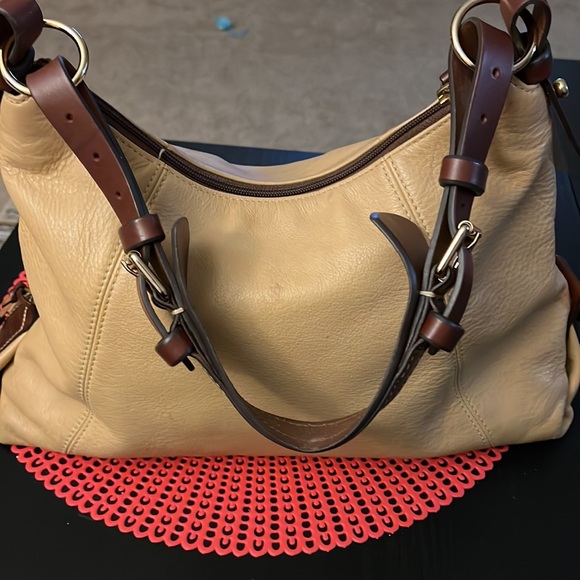 Dooney and Bourke Leather Hobo Bag - Picture 3 of 9